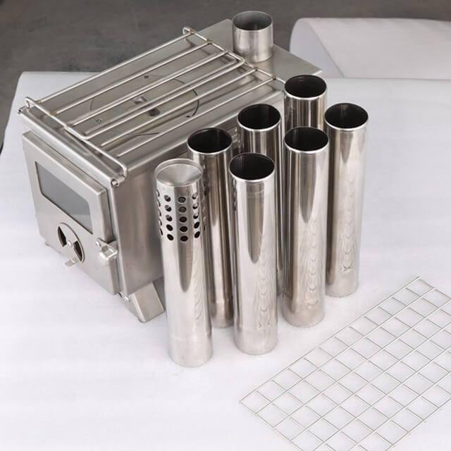 Highlander 304 Stainless Steel Portable Stove - Bell Tent Sussex