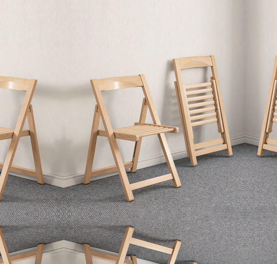 Folding Wooden Chair — Highlander Stoves